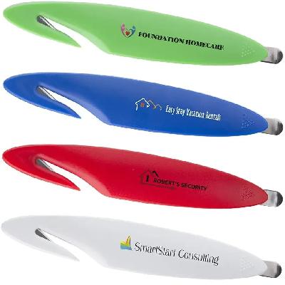 Letter Opener With Staple Remover And Sticky Note Strips