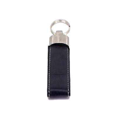 Long Barrel Metal /PU Keychain
