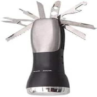 Mini Emergency Trekking Toolkit (10 Function With 5 Mode Torch 