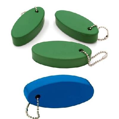 Oval PU Keychain