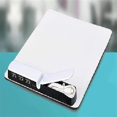 Power Pad: Mouse Pad With Usb Hub (USB cable included)