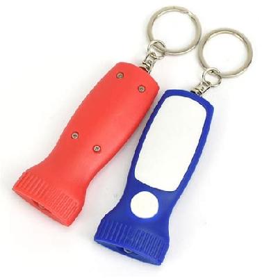 Round Shape Key Chain With Torch