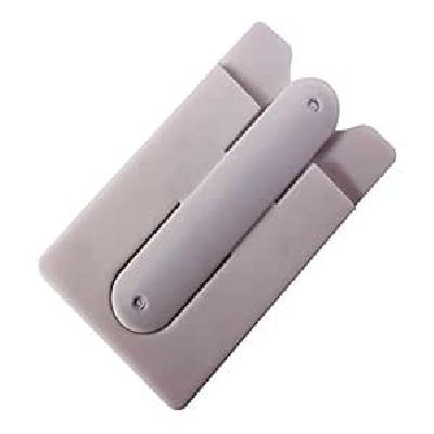 Silicon mobile wallet with curly stand