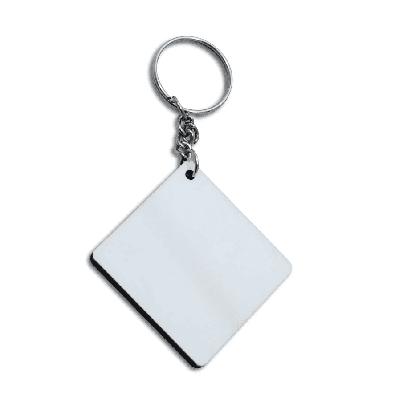 Square Shape Keychain with Highlights