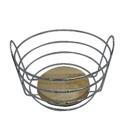 SS Wire Frame Fruit Bowl (Oval)