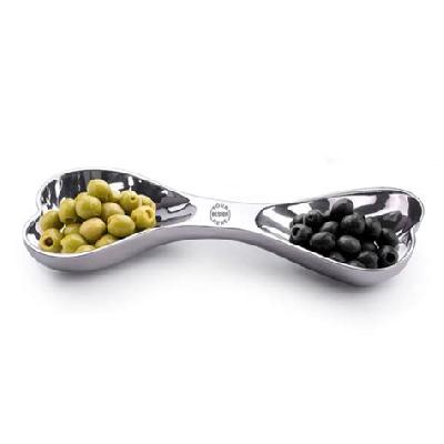 Stainless Steel Dual Candy Server (in Gift Box)