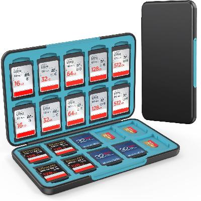 Traveling SD Card Safe Case
