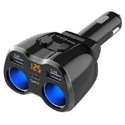 USB Style Swivel Car Charger
