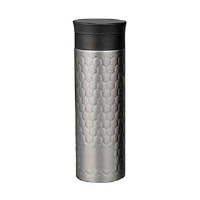 Vacuumized Tea / Fruit Infuser SS Sipper In Honeycomb Design (550 Ml)