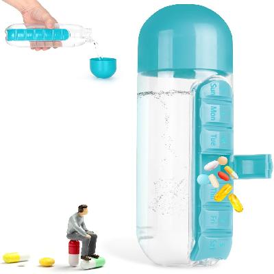 Water Bottle With Pill Box