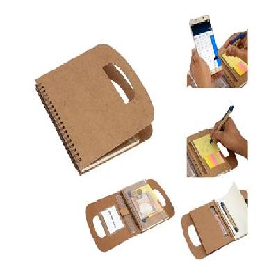 Writing Buddy: Diary With Pen, Wallet, Sticky Pads And Carrying Handle (60 Sheets)