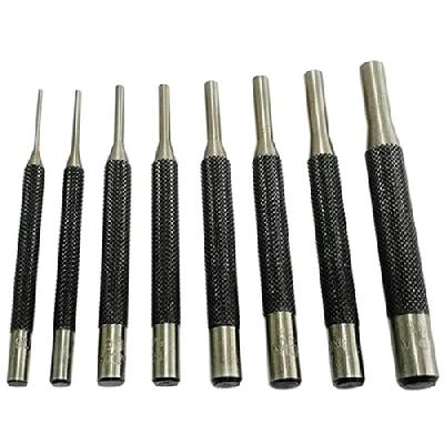Pin Punch Set- 8 Pcs Round Body