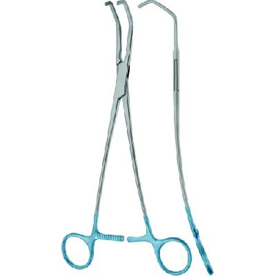 24 cm Satinsky Tangential Occlusion Clamp