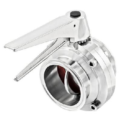 SS Tri Clover Butterfly Valve
