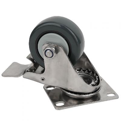 SS Fabricated Bracket Trolley Wheel