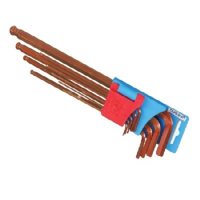 Allen Key Set (Inch Sizes) Brown Finish