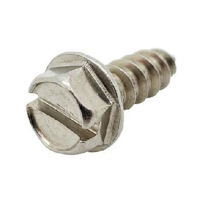 Slotted Hex Washer Fastener Head