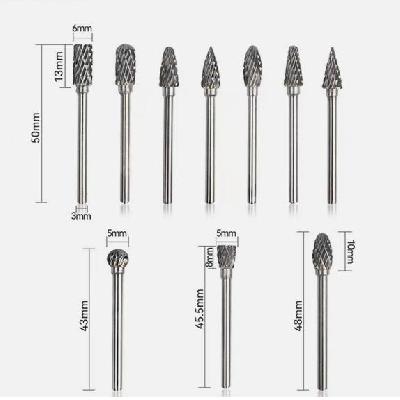 Tungsten Carbide Rotary Burrs