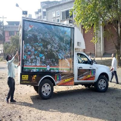 LED Screen Mobile Van On Rent