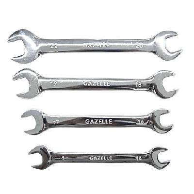 8 Piece Open End Spanner Set