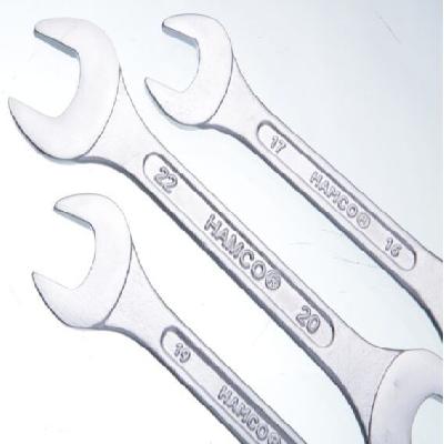 Double Ended Open Jaw Spanner Short Pattern -Flat Panel