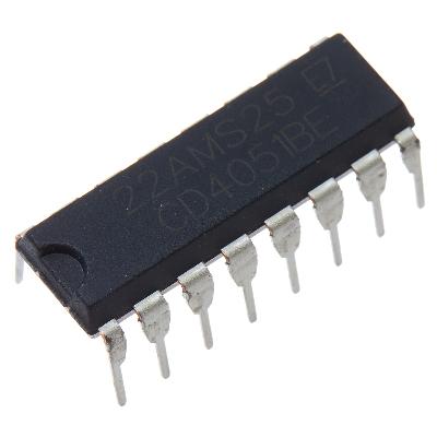 CD405xB CMOS Single 8-Channel Analog Multiplexer/Demultiplexer with Logic-Level Conversion