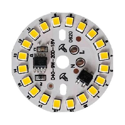 9W LED Bulb Round PCB