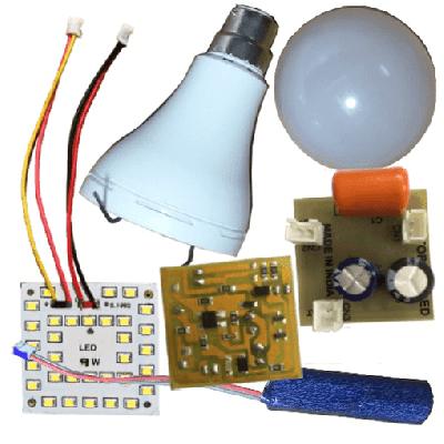 AC DC Rechargeable LED Bulb Raw Material