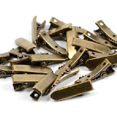 Brass Crocodile Clips