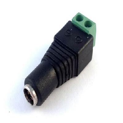 Dc Barrel Jack 2.1mm Connector With 5.5 Screw Connector