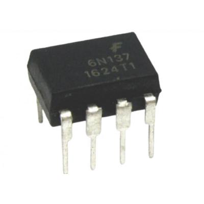 IC 6N137 High Speed Optocouplers 10Mbd Open Collector Single Channel