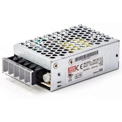MEAN WELL SMPS RS25-3.3V/6AMP-20WATT