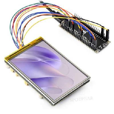 3.5 Inch Resistive Touch Screen Lcd Designed For Raspberry Pi