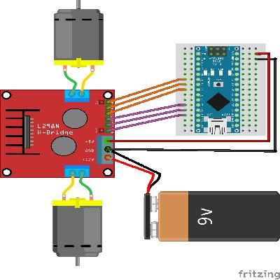 L298N Motor Driver IC