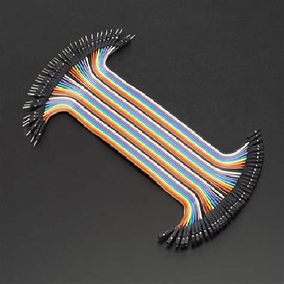 Jumper Cables m-m(strip of 40 cables)