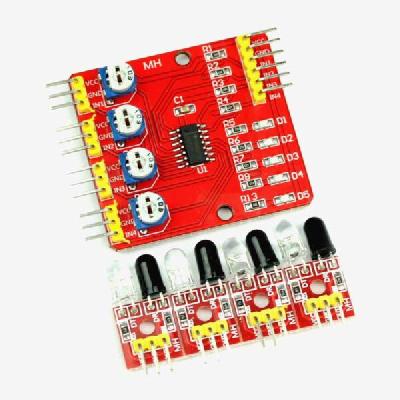 IR Line Sensor Array 4 in 1