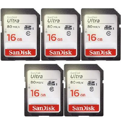 Sandisk Ultra 16 GB Memory Card