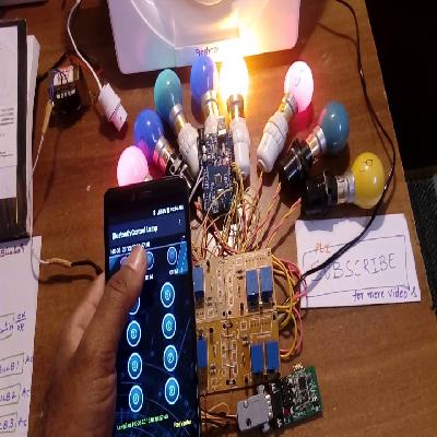 Android Windows Bluetooth Based Home Automation (4 Device)