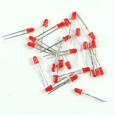3MM Red LED Diode Lights