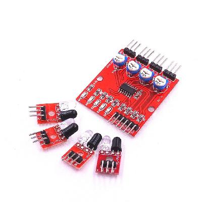 4-Way Infrared Tracking Obstacle Avoidance Sensor Module