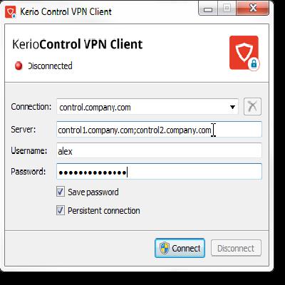 Kerio Clientless SSL-VPN
