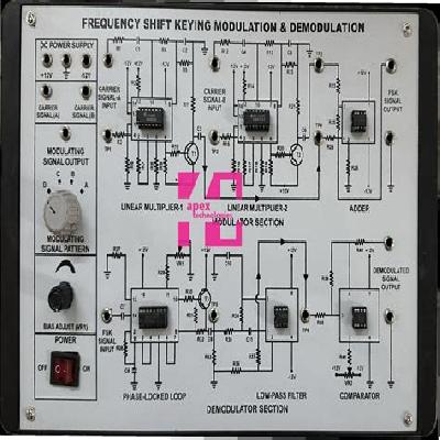 Frequency Modulator And Demodulator Trainer Kit