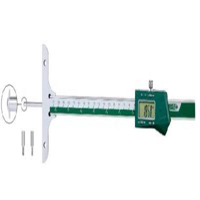 Digital Depth Gage with Round Depth Bar