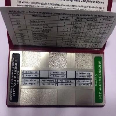 Rubert Surface Roughness Comparison Chart