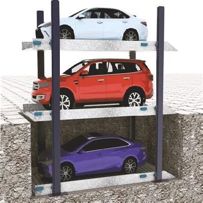 Pit Plus Three Level Stack Car Parking