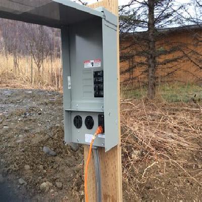 Outdoor Electrical Pole Box
