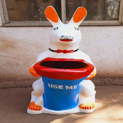 Rabbit Dustbin