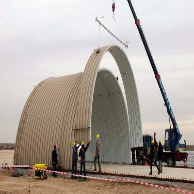 Stainless Steel K Span Roofing System