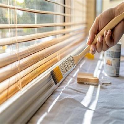 Painting Wooden Blind