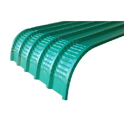 Red Crimp Curved Roofing Sheets